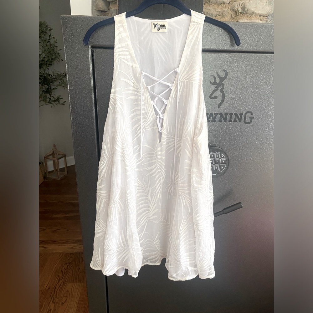 Show Me Your MuMu tunic dress white size M